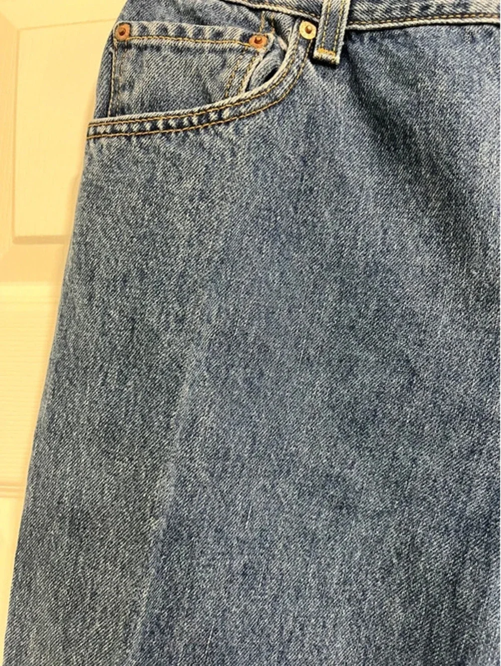 Levi's 550 Relaxed Tapered Straight Fit Jeans Blue Denim W34 L32 16M